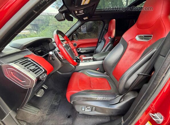 SALWZ2SE8JA191871 2018 LAND ROVER RANGE Red Вид задньої частини салону