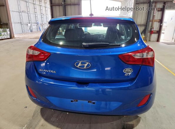 KMHD35LH0HU373496 2017 HYUNDAI ELANTRA Blue Вид салону спереду