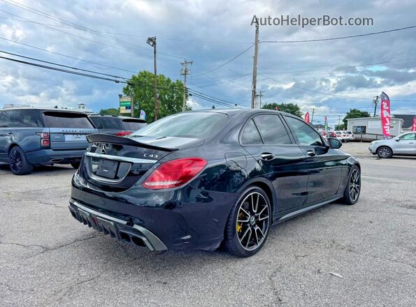 55SWF6EB7JU256739 2018 MERCEDES-BENZ C-CLASS Black Front right