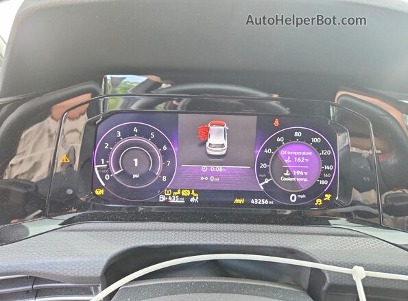 WVWHA7CD0RW142673 2024 VOLKSWAGEN GTI Black Հետևի նստատեղերի տեսք