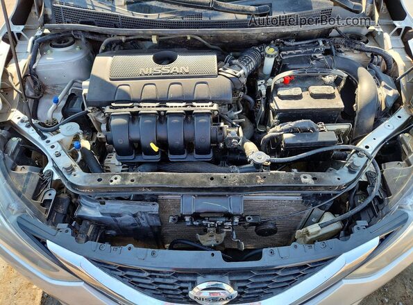 3N1AB7AP3GY271950 2016 NISSAN SENTRA Серебряный Вид подкапотного пространства