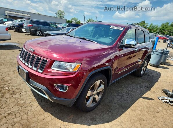 1C4RJFBG7GC376947 2016 JEEP GRAND Бордовый Задняя левая четверть