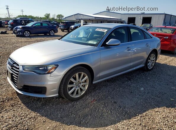 WAUGFAFC3GN076889 2016 AUDI A6 Silver Задня ліва чверть