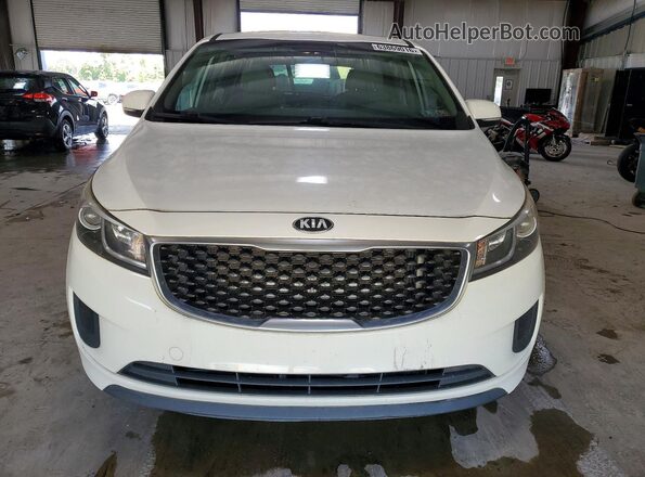 KNDMA5C14G6149728 2016 KIA SEDONA White Rear view