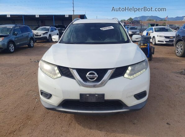 KNMAT2MVXGP657175 2016 NISSAN ROGUE White Հետևի տեսք