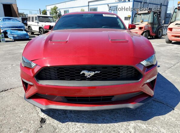 1FA6P8CF0L5146609 2020 FORD MUSTANG Red უკანა ხედი