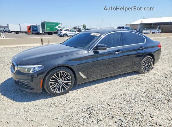 WBAJA7C38HG906929 2017 BMW 5 SERIES Черный Задняя левая четверть