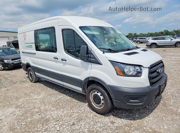 1FTYE1C80LKA16395 2020 FORD TRANSIT Белый Вид спереди