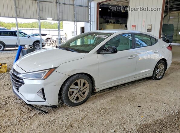 5NPD84LF7KH483185 2019 HYUNDAI ELANTRA Белый Задняя левая четверть