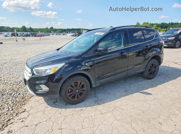 1FMCU9GD8JUD58046 2018 FORD ESCAPE Black უკანა მარცხენა