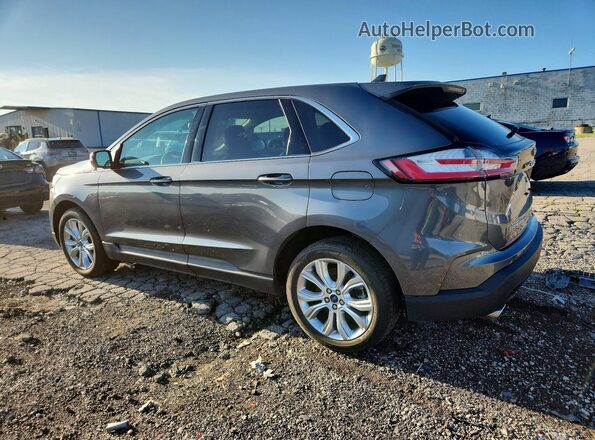 2FMPK4K92NBA55708 2022 FORD EDGE Gray Rear right