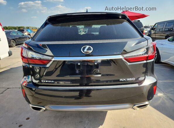 2T2ZZMCA2HC084957 2017 LEXUS RX Black Вид салону спереду