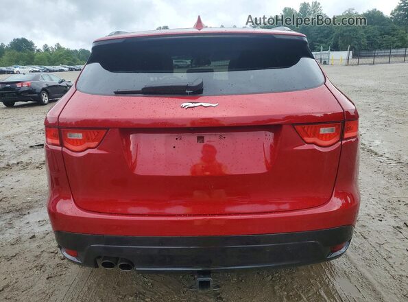 SADCJ2BN1HA097606 2017 JAGUAR F-PACE Красный Вид салона спереди