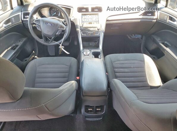 3FA6P0HD4JR167403 2018 FORD FUSION Blue Widok zestawu wskaźników