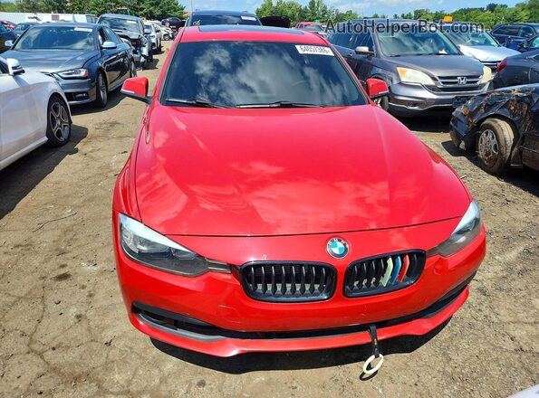 WBA8A3C51GK551414 2016 BMW 3 SERIES Red Հետևի տեսք