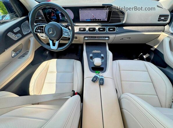 4JGFB4JB5LA160851 2020 MERCEDES-BENZ GLE Blue Вид задніх сидінь