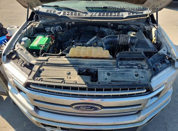 1FTEW1E58JKF39910 2018 FORD F150 Silver Widok komory silnika
