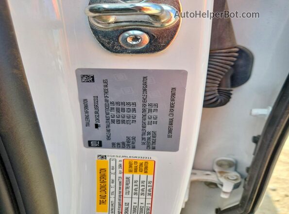 1GKS2JRL8SR332311 2025 GMC YUKON White 