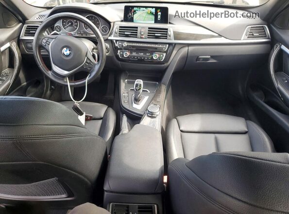 WBA8E3G53GNU05187 2016 BMW 3 SERIES Желто-коричневый Вид щитка приборов