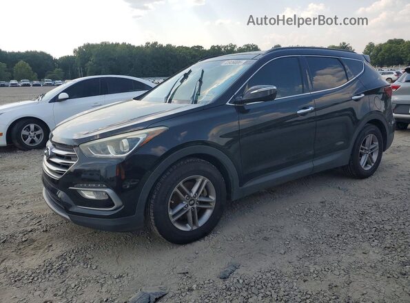 5XYZUDLB5HG468330 2017 HYUNDAI SANTA FE Black Задня ліва чверть