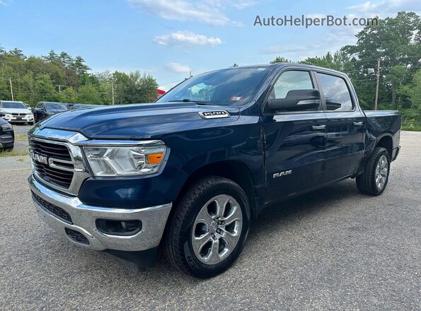 1C6RRFFG7KN917454 2019 RAM 1500 Blue უკანა მარცხენა