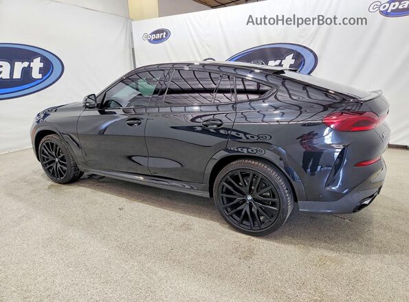 5UX33EX03R9S90779 2024 BMW X6 Black უკანა მარჯვენა