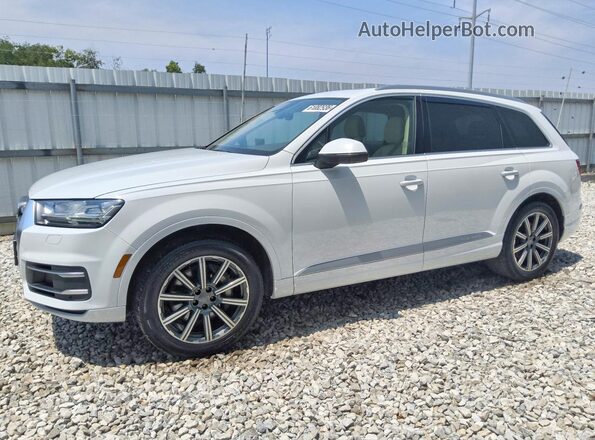 WA1LHAF71KD026709 2019 AUDI Q7 White Задня ліва чверть