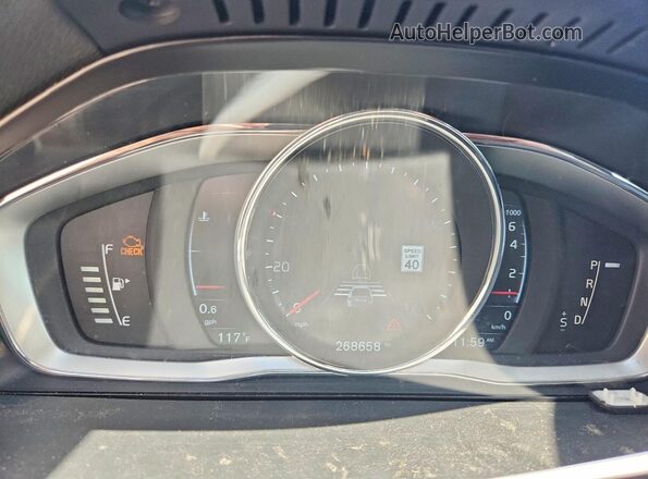 LYV402FM8GB110539 2016 VOLVO S60 Gray Vista de los asientos traseros