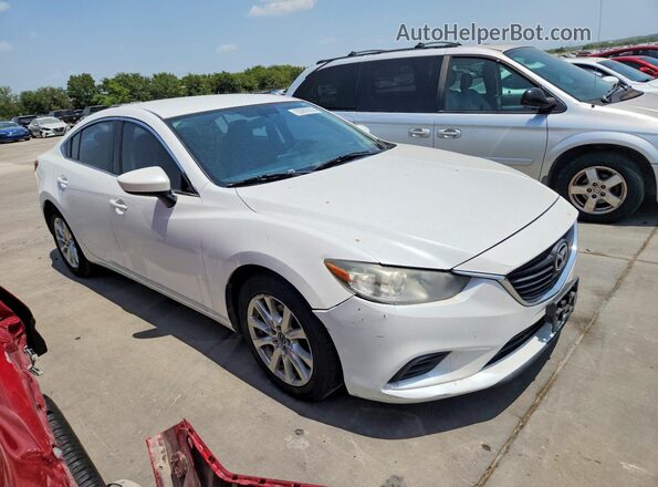 JM1GJ1U58G1424473 2016 MAZDA 6 White Դիմացի տեսք
