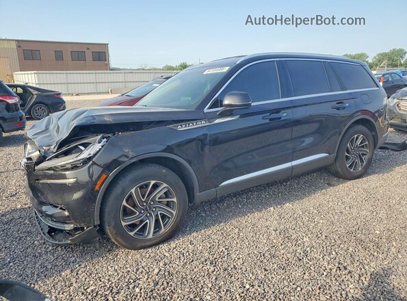 5LM5J6XC7NGL14130 2022 LINCOLN AVIATOR Black Հետևի ձախ