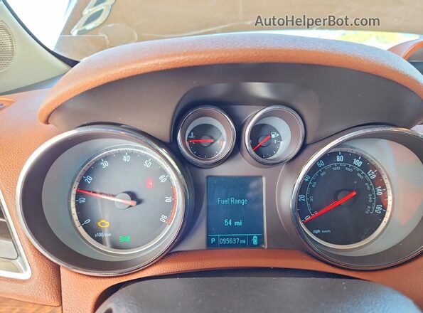 KL4CJHSBXGB644198 2016 BUICK ENCORE Коричневый Вид задних сидений