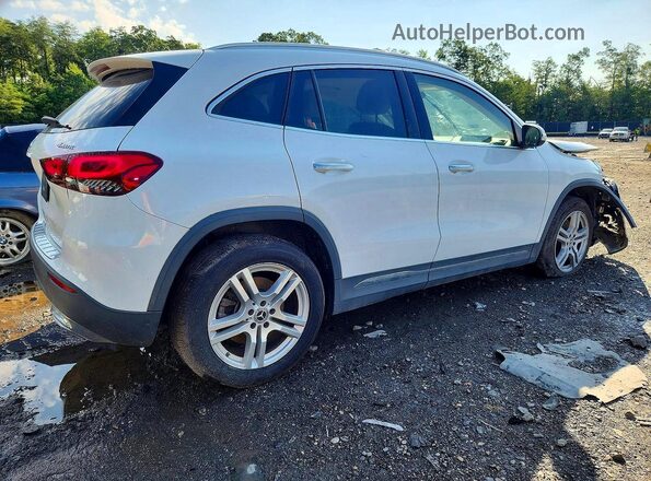 W1N4N4HB2MJ215405 2021 MERCEDES-BENZ GLA Белый Передняя правая четверть