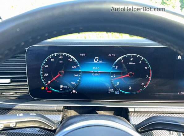 4JGFB4KB9LA010207 2020 MERCEDES-BENZ GLE Black Սարքավորումների վահանակի տեսք