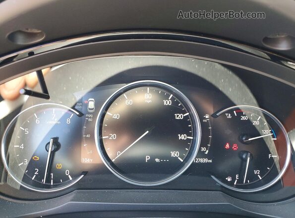 JM3TCBEY1K0305046 2019 MAZDA CX-9 Black Vista de los asientos traseros
