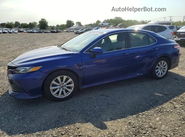 JTNB11HK0J3011187 2018 TOYOTA CAMRY Синий Задняя левая четверть