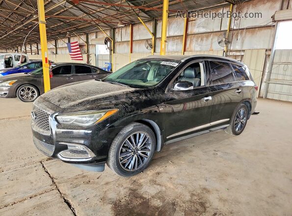 5N1DL0MN0KC519576 2019 INFINITI QX60 Черный Задняя левая четверть