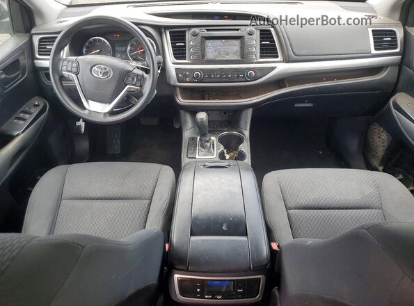 5TDZARFH3GS021163 2016 TOYOTA HIGHLANDER Gray Սարքավորումների վահանակի տեսք