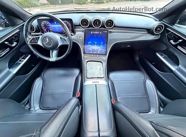 W1KAF4GB0NR037334 2022 MERCEDES-BENZ C Black Rear seats view