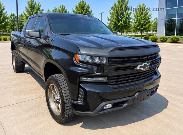 3GCUYEED9LG422061 2020 CHEVROLET SILVERADO Black Trasero izquierdo