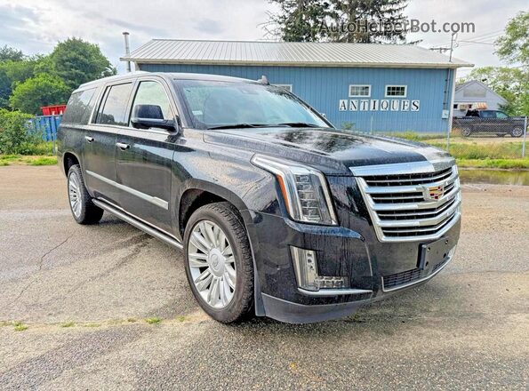 1GYS4KKJ2LR110640 2020 CADILLAC ESCALADE Black უკანა მარცხენა