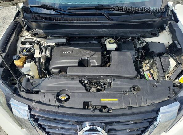 5N1DR2MN4HC600762 2017 NISSAN PATHFINDER White Widok naklejki z numerem VIN