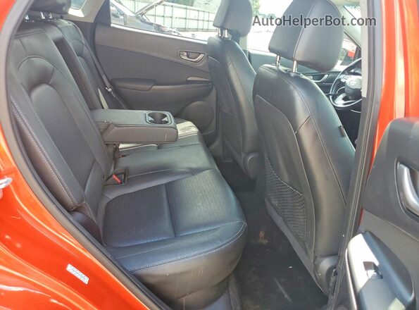 KM8K3CA5XKU364042 2019 HYUNDAI KONA Orange ძრავის განყოფილების ხედი