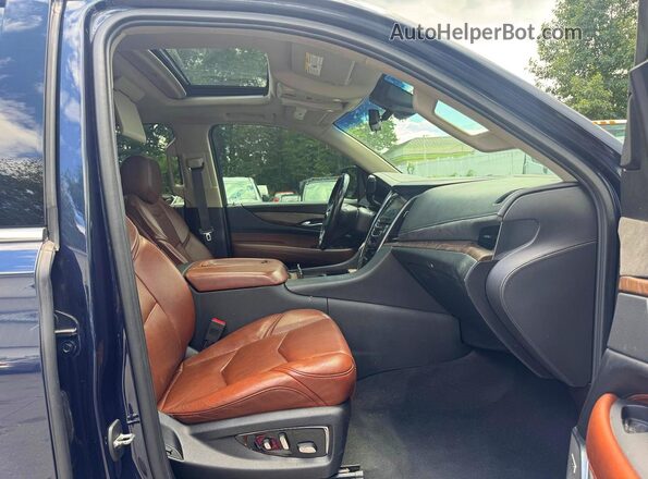 1GYS4HKJ1KR249238 2019 CADILLAC ESCALADE Black Вид задньої частини салону