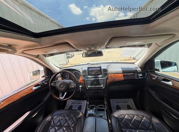 4JGDA5JB5GA642578 2016 MERCEDES-BENZ GLE-CLASS White უკანა სავარძლების ხედი