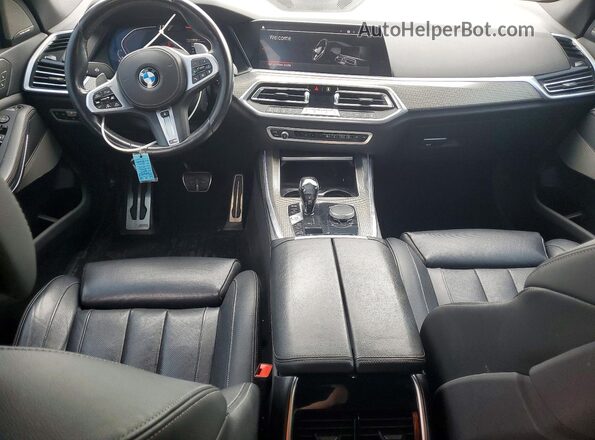 5UXJU2C52KLN49968 2019 BMW X5 Black Instrument cluster view