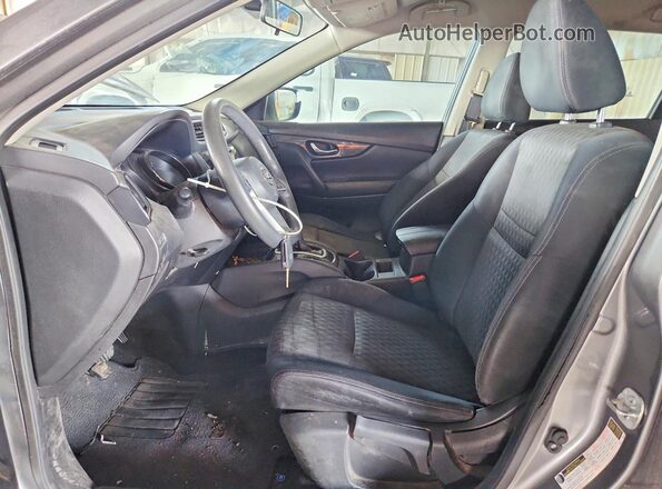 JN8AT2MT9HW134532 2017 NISSAN ROGUE Silver წინა პანელის ხედი