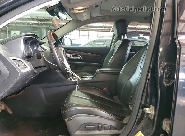 2GKFLVE39G6277771 2016 GMC TERRAIN Black Вид панелі приладів