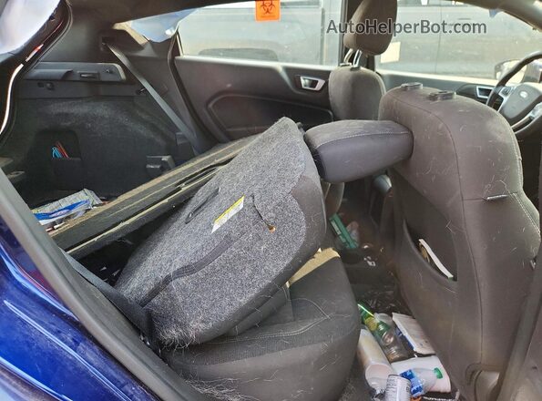 3FADP4GX1GM199970 2016 FORD FIESTA Blue Rear interior view