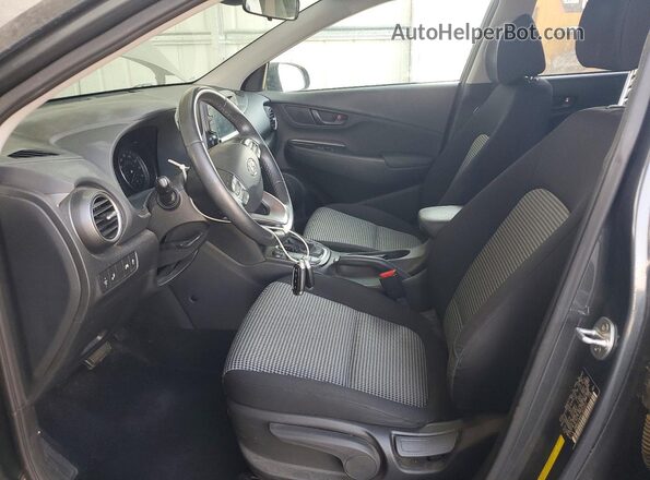 KM8K22AA4LU412971 2020 HYUNDAI KONA Gray წინა პანელის ხედი