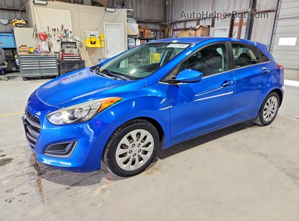 KMHD35LH0HU373496 2017 HYUNDAI ELANTRA Blue Задня ліва чверть